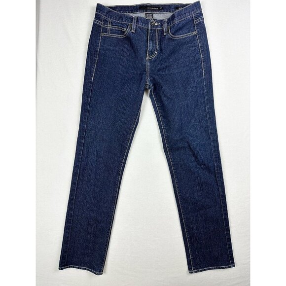 Calvin Klein Women's Skinny Jeans - Dark Blue - Picture 1 of 8